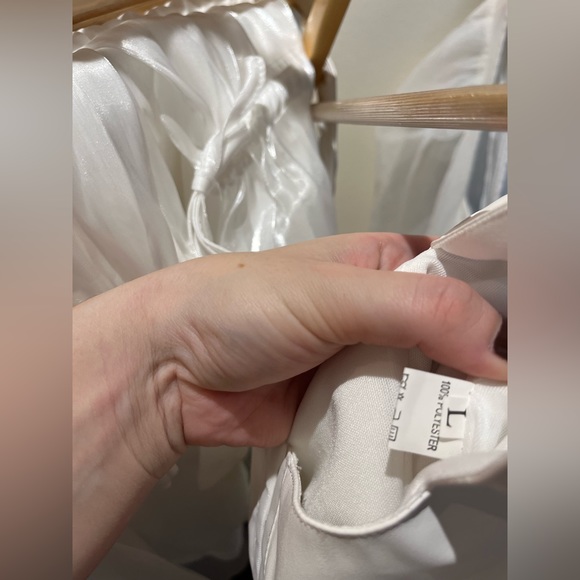 White corset top, L - Picture 3 of 3